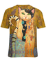 Women's Retro Funny Cat Crew Neck Loose Simple T-Shirt