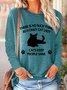 Lilicloth X Lisa There Is No Such Thing As A Crazy Cat Lady Cats Keep People Sane Womens Long Sleeve T-Shirt