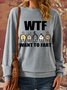 Lilicloth X Kelly Wtf Cat What The Fart Womens Sweatshirt