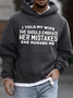 I Told My Wife She Should Embrace Her Mistakes Mens Hoodie