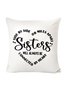 18*18 Text Letters Backrest Cushion Pillow Covers Decorations For Home