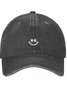 Smile Face Graphic Adjustable Hat