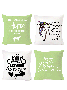 8 Set of 4 Cushion Pillow Covers, Yes I Smell Like A Horse Animal Horse Backrest Decorations for Home