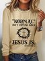 Women Jesus Has My Back, Normal Isn't Coming Back Jesus Is Simple Regular Fit Cotton-Blend Top