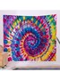51x60 Tie-Dye Art Tapestry Fireplace Art For Backdrop Blanket Home Festival Decor
