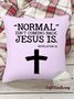18*18 Throw Pillow Covers , Jesus Corss Graphic Soft Corduroy Cushion Pillowcase Case for Living Room Bed Sofa Car Home Decoration