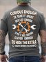 Men's Curious Enough To Take It Apart Skilled Enough To Put It Back Together Funny Graphic Print Cotton Text Letters Casual T-Shirt