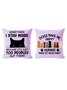 20*20 Funny Women Sometimes I Stay Inside Because It's Just Too People Out There Backrest Cushion Pillow Covers Decorations For Home