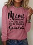 Women's Mimi Casual Letters Top
