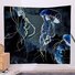 51x60 Jellyfish Art Tapestry Fireplace Art For Backdrop Blanket Home Festival Decor