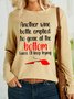Lilicloth X Y Wine Lover Gift Another Wine Bottle Emptied No Genie At The Bottom Women's Long Sleeve T-Shirt