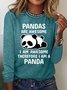 Women's Panda Lover Casual Top
