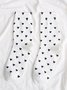 Casual Little Heart Pattern High Stretch Cotton Socks Valentine's Day New Year Daily Accessories