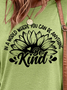 Women's Sunflower Be Kind Long Sleeve T-Shirt