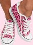 Lightweight Pink Leopard Canvas Shoes