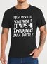 Lilicloth X Y I Just Rescued Some Wine It Was Trapped In A Bottle Men's T-Shirt