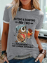 Women's Owl Eating And Reading Are Two Pleasures That Combine Admirably  Simple T-Shirt
