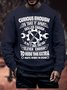 Men's Curious Enough To Take It Apart Funny Graphic Print Casual Text Letters Loose Cotton-Blend Sweatshirt