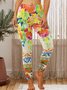 Lilicloth x Iqs Colorful Floral Print Women‘s Tummy Control Legging