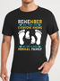 Lilicloth X Abu Remember As Far As Everyone Knows We Are A Nice Normal Family Men's Casual T-Shirt
