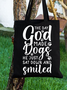 Dog Lover Letters Shopping Tote