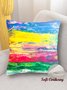 Lilicloth X Kat8lyst 18*18 Throw Pillow Covers, Psychedelic Art Corduroy Cushion Pillowcase Case for Living Room Bed Sofa Car Home Decoration