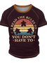 Men's I Read The Rules So You Don‘T Have To Funny Game Graphic Print Crew Neck Regular Fit Casual Text Letters T-Shirt
