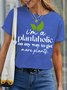 Lilicloth X Manikvskhan I’m A Plantaholic On My Way To Get More Plants Women's T-Shirt