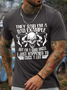 Men's They Said I'm A Bad Example But I'm A Good Uncle I Just Happened To Cuss A Lot Cotton Casual T-Shirt