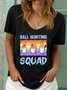 Lilicloth X Jessanjony Ball Hunting Squad Women's V Neck T-Shirt