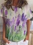 Women's Plants Simple Loose T-Shirt