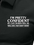 Men’s I’m Pretty Confident My Last Words Will Be Well Shit That Didn’t Work Regular Fit Polo Collar Casual Polo Shirt