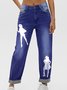Cowgirl Casual Printed Jeans