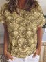 Lilicloth x Iqs Women's Gold Coin Print T-Shirt