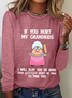 Women's Funny If You Hurt My Grandkids I Will Slap You So Hard Even Google Won T Be Able To Find You Long Sleeve Top