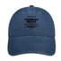 I won't be remembered as a woman Adjustable Denim Hat