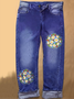 Casual Loose Daisy Jeans