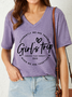 Women's Funny Girls Trip 2023 Cheaper Than Therapy Casual Cotton T-Shirt