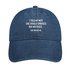 I Told My Wife To Embrace Her Mistakes She Hugged Me Adjustable Denim Hat