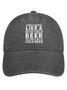 Men’s There Is Nothing Like A Nice Cold Beer Adjustable Denim Hat