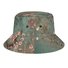 Floral Print Bucket Hat Outdoor UV Protection
