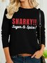 Lilicloth X Kat8lyst Snarky Sugar And Spice Women's Long Sleeve T-Shirt