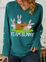 Lilicloth X Jessanjony Year Of The Rabbit Team Bunny Women's Shawl Collar Sweatshirt