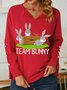 Lilicloth X Jessanjony Year Of The Rabbit Team Bunny Women's Shawl Collar Sweatshirt