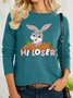 Lilicloth X Jessanjony Year Of Rabbit Funny Hi Loser Rabbit Women's Long Sleeve T-Shirt