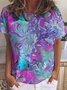 Lilicloth X Paula Women's Paint Pour Glow T-Shirt