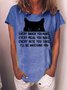 Women's Every Snack You Make Every Meal You Bake Every Bite You Take I'Ll Be Watching You Funny Black Cat Graphic Printing Casual Crew Neck Text Letters T-Shirt