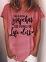 Women's To Old For Pictures To Young For Life Alert Letters Casual T-Shirt