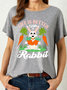 Lilicloth X Manikvskhan Year Of Rabbit Life Is Better With A Rabbit Women's T-Shirt