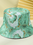 Psychedelic Art Print Bucket Hat Outdoor UV Protection